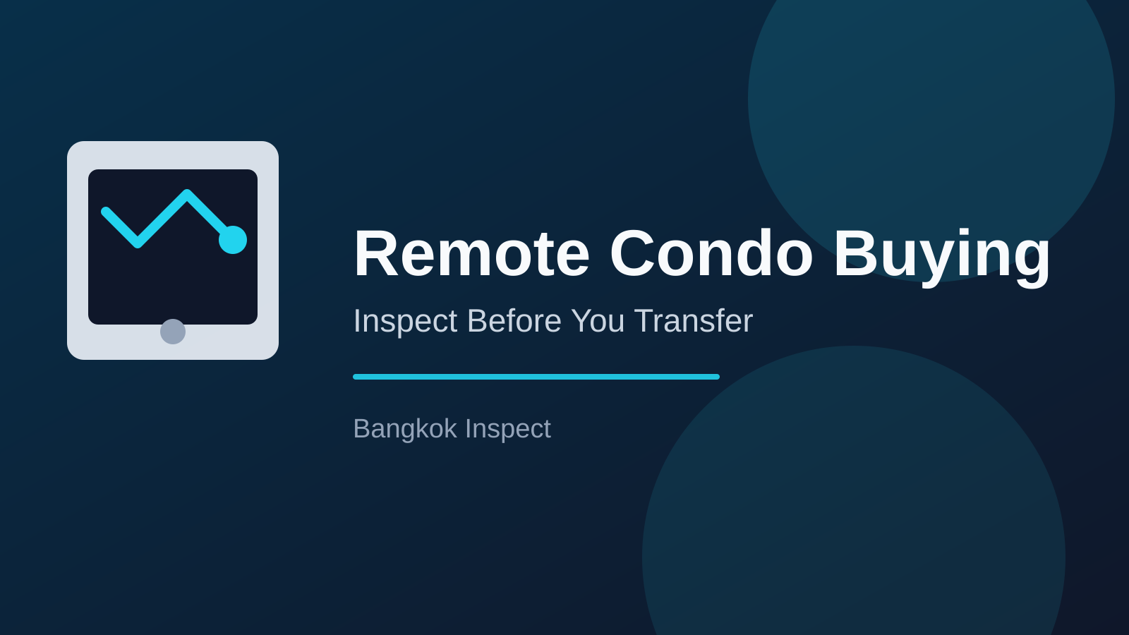 Buying a Bangkok Condo Remotely: Why Independent Inspection Matters