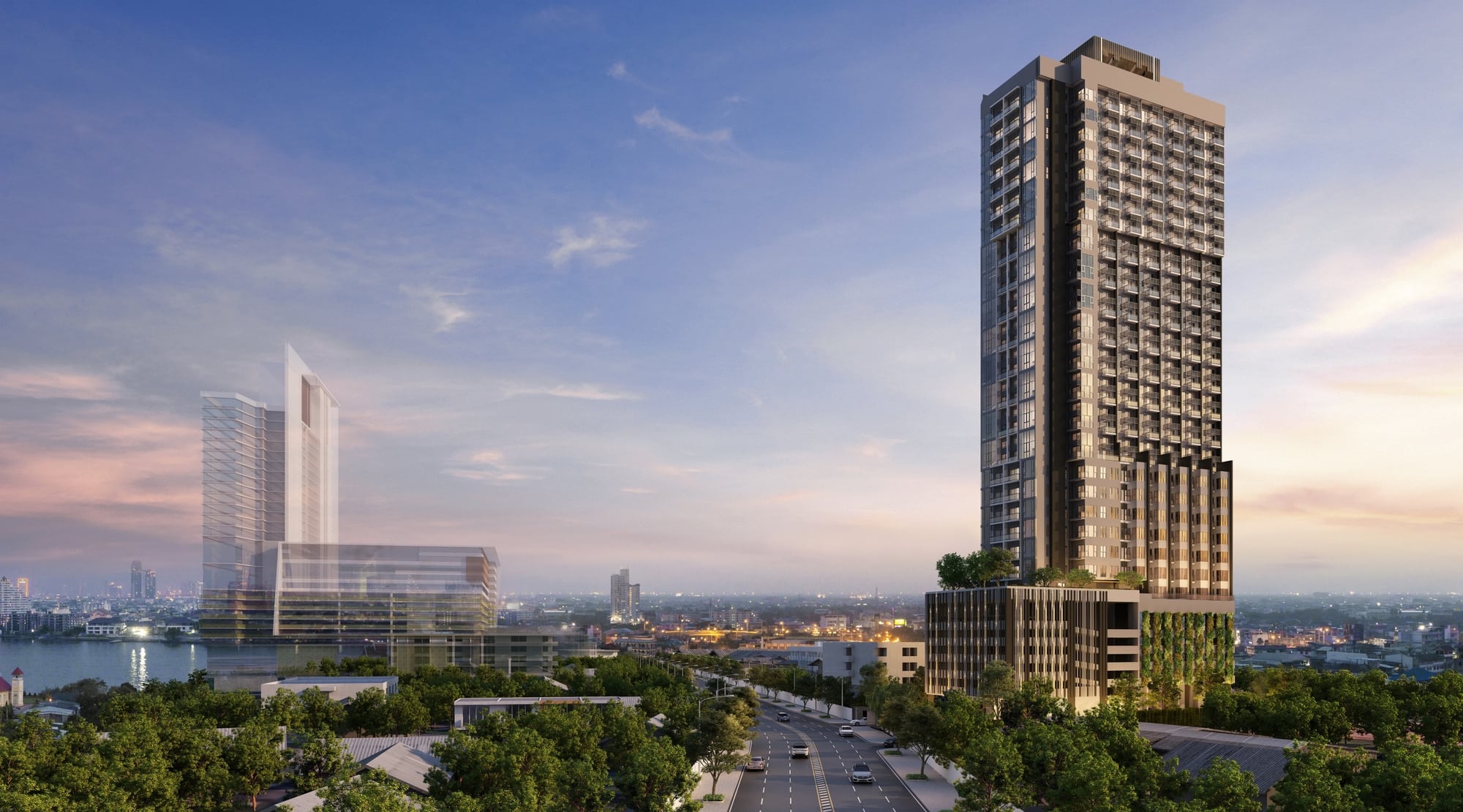 Exterior or project image for Na Reva Charoennakhon in Bangkok