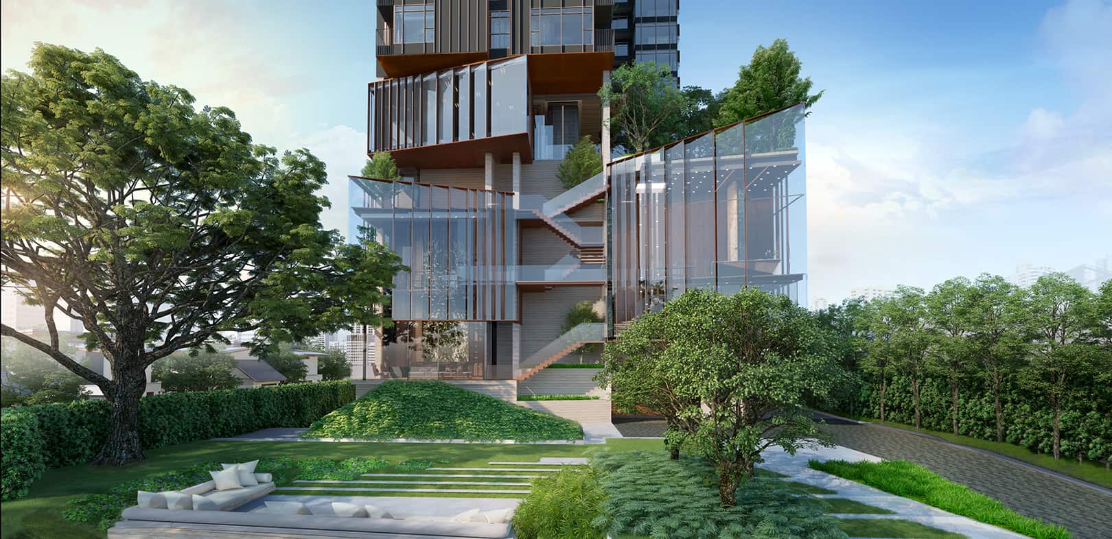 Exterior or project image for Rhythm Ekkamai Estate in Bangkok